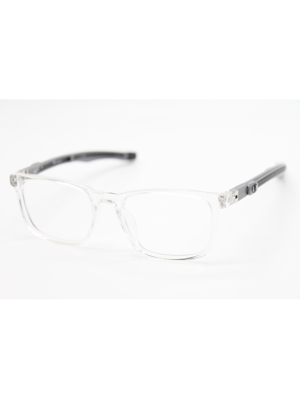 NEW CHAMPION CHECK C02 CRYSTAL GREY BLACK AUTHENTIC EYEGLASSES 47-16